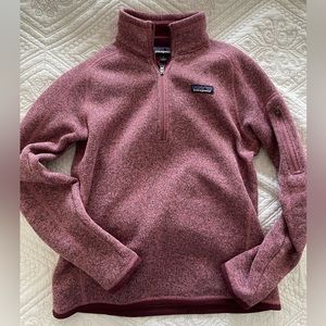 Patagonia Better Sweater 1/4 Zip Kiln Pink, S